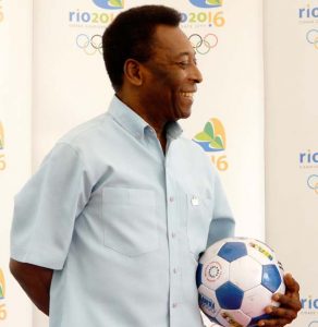 Pelé en los Juegos Olímpicos de Río de 2016